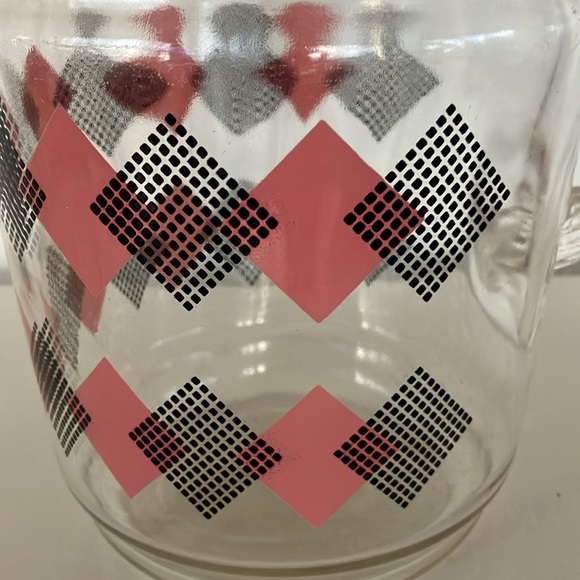 Retro Mid Century Modern Glass Pitcher 2 Quarts - Picture 2 of 9